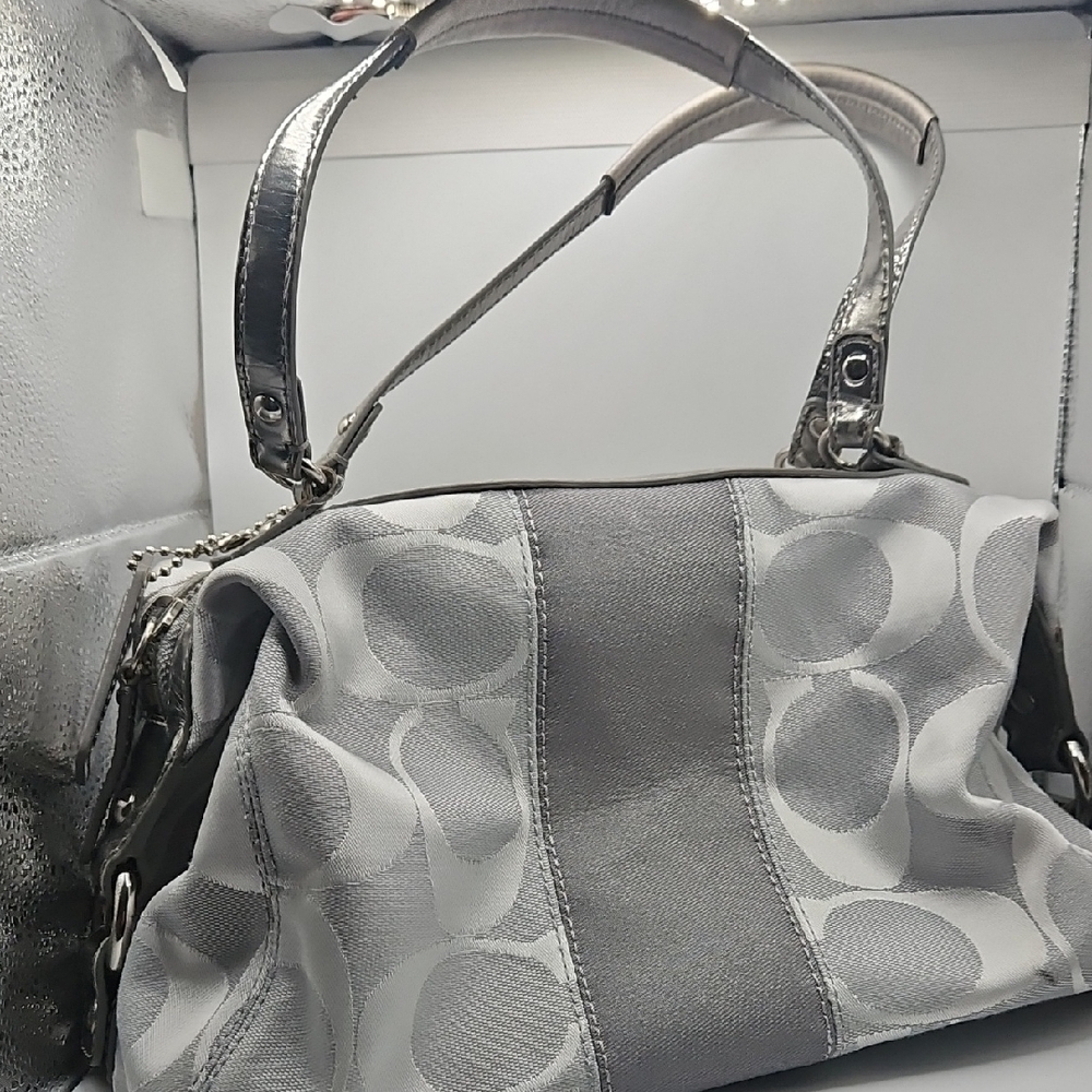 Elegant Gray Women's Handbag